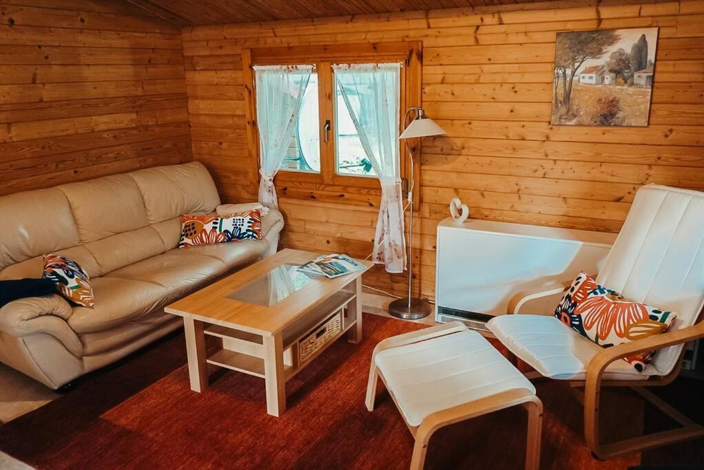 Holzhaus Direkt Am See Priepert Extérieur photo