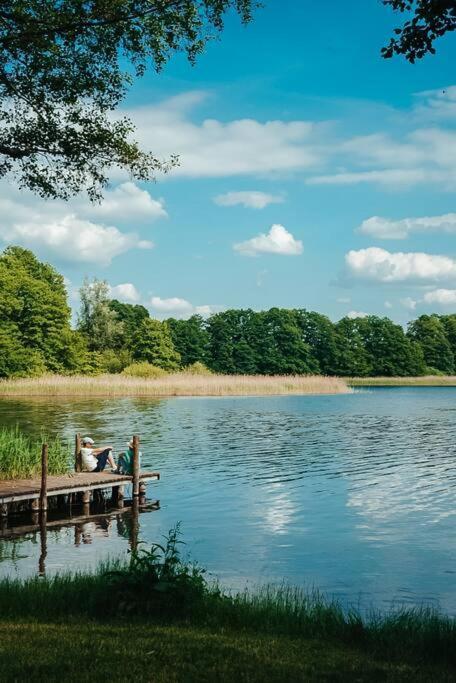 Holzhaus Direkt Am See Priepert Extérieur photo