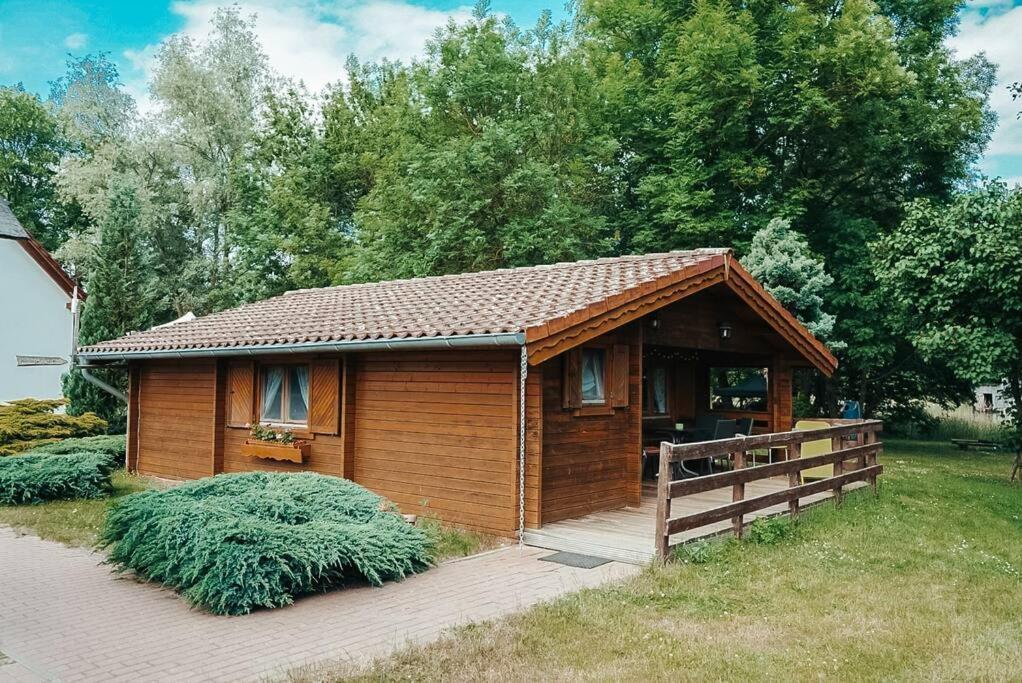 Holzhaus Direkt Am See Priepert Extérieur photo